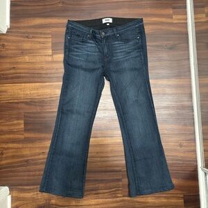 Paige Sz 31 Blue Skyline Bootcut Jeans Flare Capsule Elevated Basic
